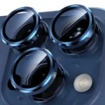 محافظ لنز شابلون دار مدل IPHONE 15Pro/15Pro Max سرمه ای