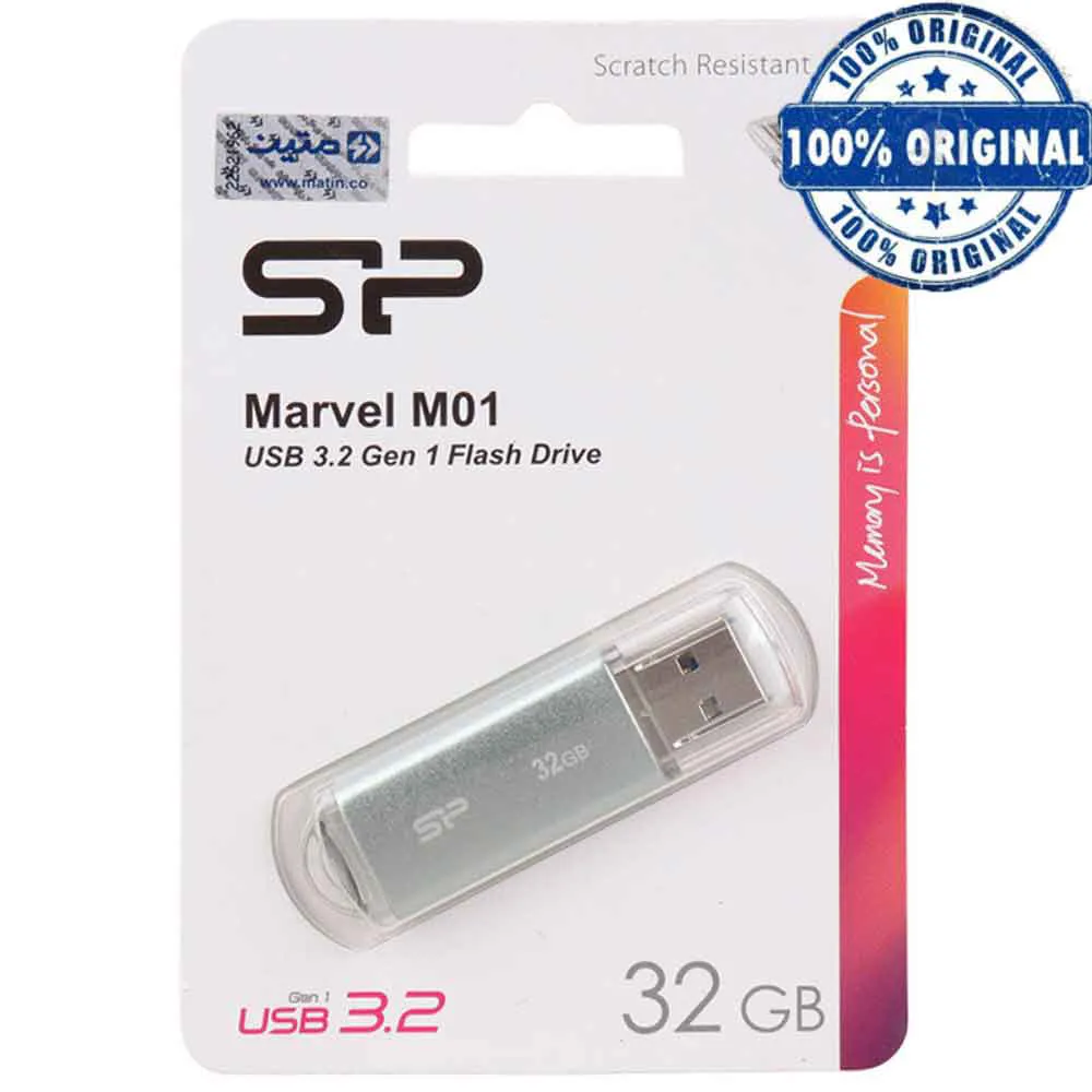 4a622f3c77e1c5d921b3081d2432fabab654a67f863fc16b22db35ddf5f1efd5.webp فلش سیلیکون پاور مدل Silicon Power USB3.2 M01 32G
