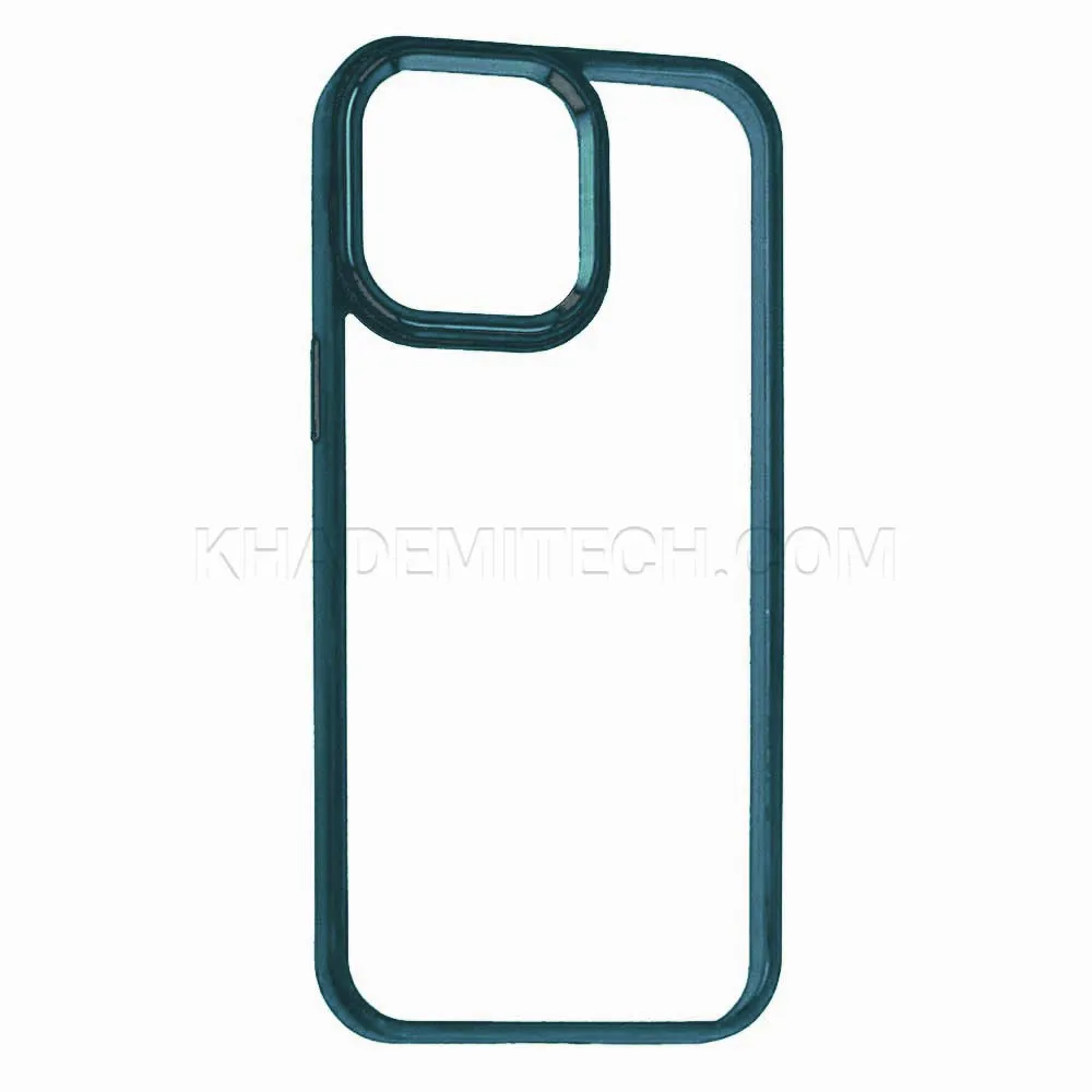 4a72862a5c930fcb9d9bab91b8ce4dd9cd088bb8e10e307536271bf64a08325e.webp قاب اپل Iphone 15 Pro Max DEZOOE شفاف سرمه ای