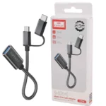 کابل تبدیل ارلدام مدل Earldom ET-OT84 OTG USB To MicroUSB / Type-C