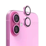 محافظ لنز رینگی آلفا آیفون مدل IPHONE 16/16PLUS صورتی