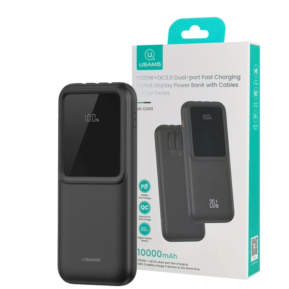 4b5d8ed99e54b5528b6bb66798cabd29cb3df68a82fe06157c9ad9e036bd83b7.webp پاوربانک یوسمز مدل CD193 20W 10000mAh Usams مشکی