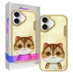 قاب اپل مدل Nimmy Big Eyes Golden British IPHONE 16Pro زرد