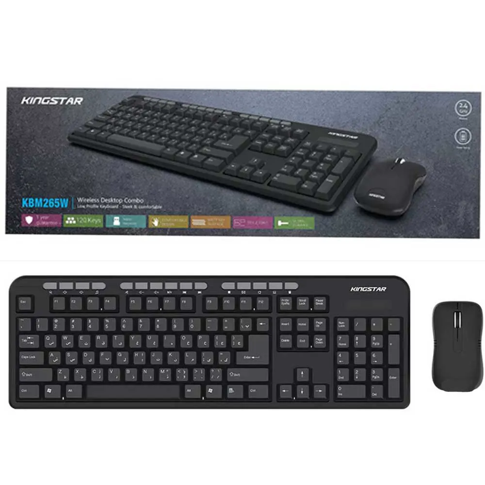4b77e9440f297f78f9a9fd847d2f7ef8f02c8a9db54631663bf4bb033a1a111e.webp کیبورد و ماوس بی سیم کینگ استار KingStarKBM265W