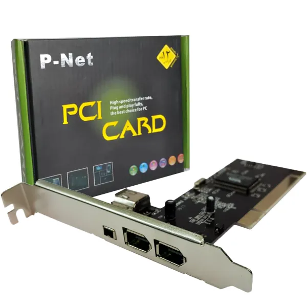 4c65e9406859aa6e4a80e0a5d46aa9c2770e962222f491bdb3b68a603ea673f4.webp کارت فایروایر PCI 1394