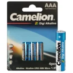 باطری آلکالاین نیم قلم 4کارتی کملیون مدل CAMELION Digi