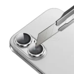 محافظ لنز شابلون دار مدل IPHONE 16/16Plus نقره ای