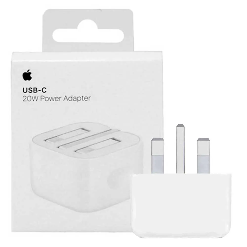 4efeec301f50cc3f7ec943e95908415dbe16f6d6897116a6c6b4e03102500a66.webp شارژر کلگی آیفون مدل IPHONE b/a 3Pin 20W Orginal سفید گارانتی بوف