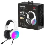 هدست سیم دار گیمینگ هویت مدل HAVIT H2043U سفید