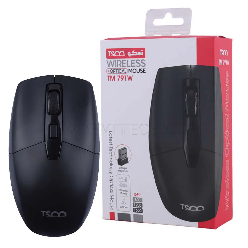 4fd39087c3e3437e59fd7ea95c64f2d9d08e1c7dc9f599c124a0180452510dba.webp ماوس بی سیم تسکو مدل TSCO TM 791W مشکی