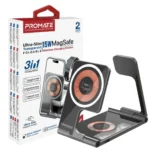 شارژر بی سیم پرومیت مدل PROMATE AURAFOLD-TRIO 3in1