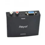 تبدیل رویال مدل ROYAL VGA TO HDMI مشکی + آداپتور