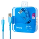 کابل تایپ سی بیاند مدل BEYOND TYPE-C BUC-401 آبی روشن