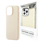 قاب اپل چرمی مدل Joyporodo IPHONE 16Pro کرمی