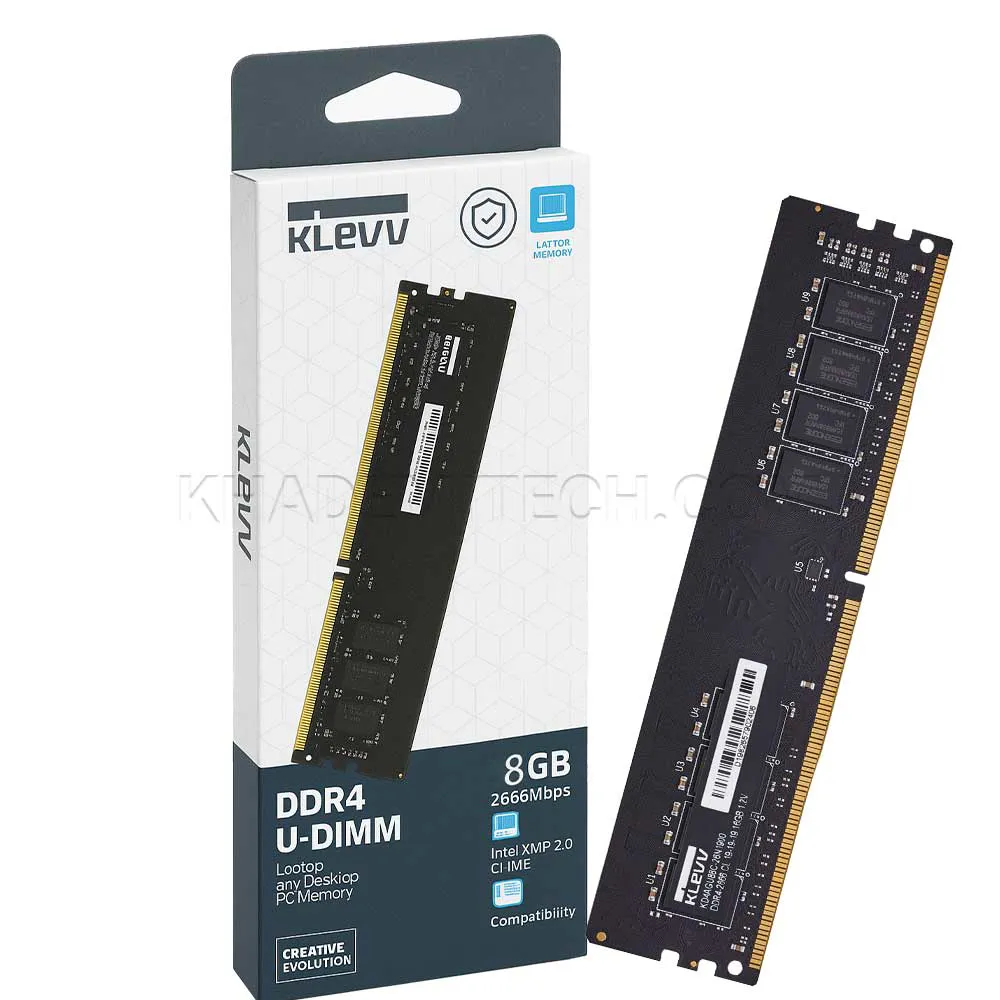 55009d6e855d99ba70fea10468edcaf52529f73beba295beea85635c40464892.webp رم کامپیوتر کلو مدل KLEVV DDR4 2666 8G ام آی تی