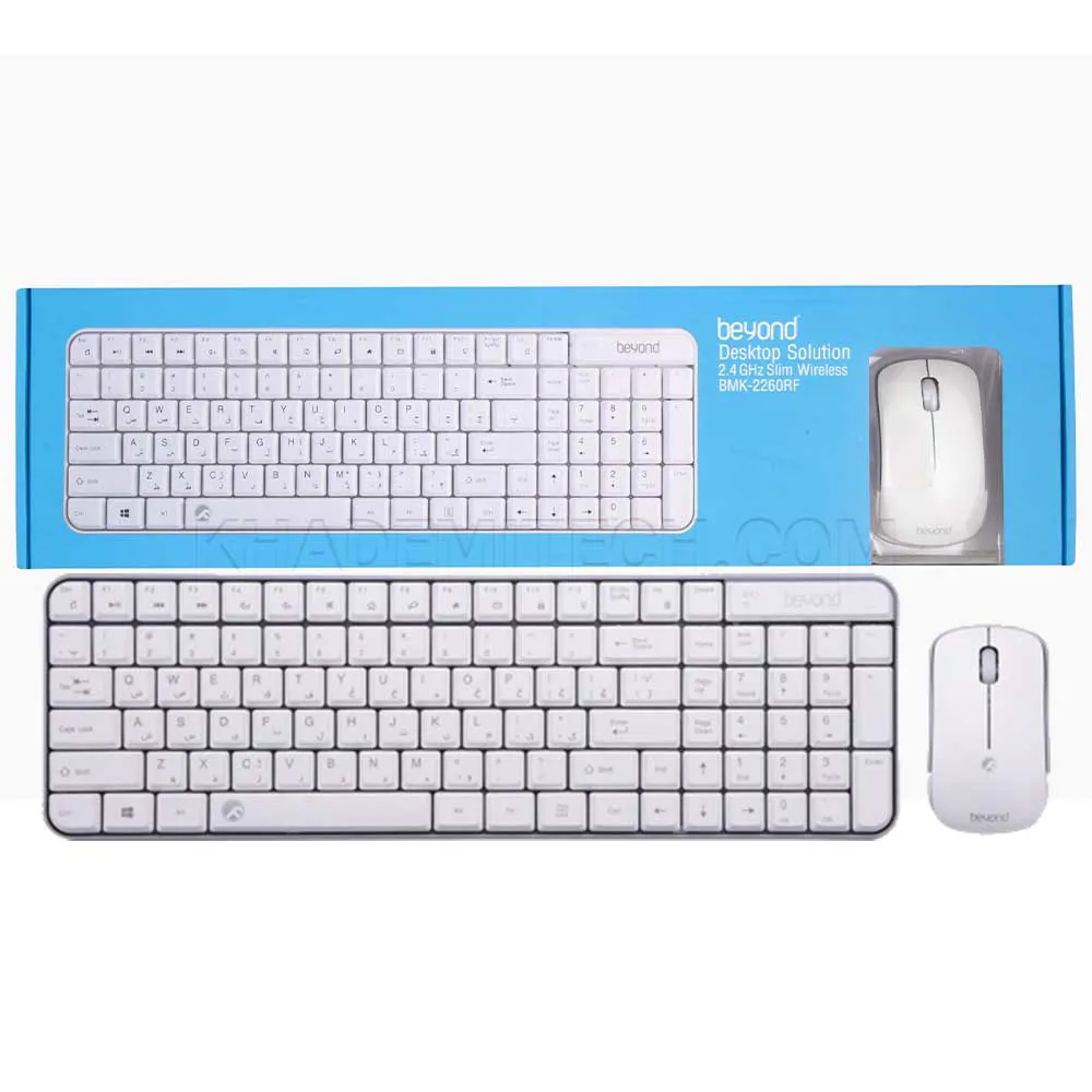 55130d410b89d71befee43231c621f1fd6ea7b6709a900c7d557a35d675b3be7.webp کیبورد و ماوس بی سیم بیاند مدل BEYOND BMK-2261RF سفید