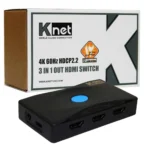 سوئیچ کی نت مدل KNET k-SWHD2003 4K 3PORT HDMI