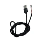 کابل تعمیری USB مشکی نازک 4رشته