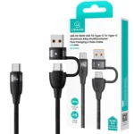 کابل یوسمز مدل SJ654 2IN1 Usams مشکی