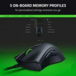 ماوس سیم دار گیمینگ ریزر مدل RAZER DEATHADDER V2