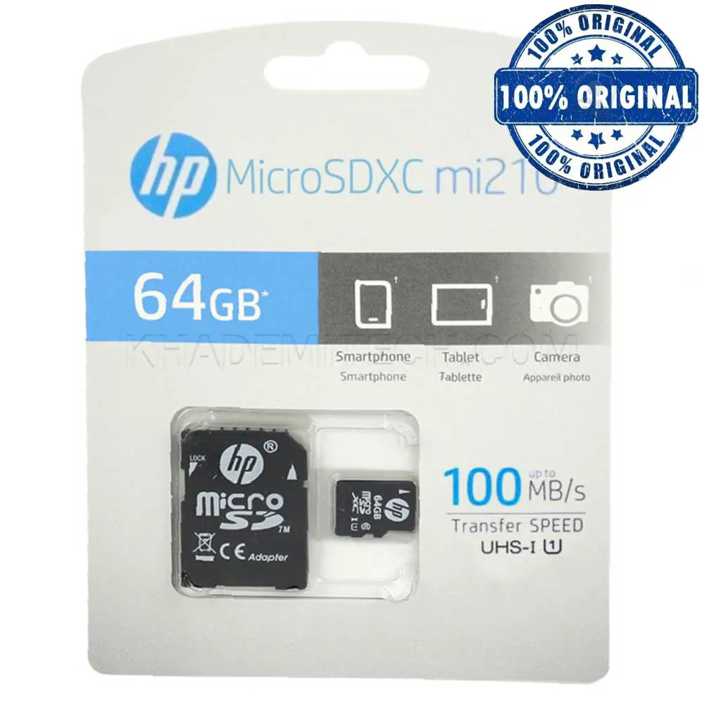 594ffc4d8a88b8b038c9712fdfc0ed7e4e943bc2b673c88c6dc3c658de47c70e.webp رم میکرو اچ پی مدل HP 100MB U1 C10 64G گارانتی ایستا