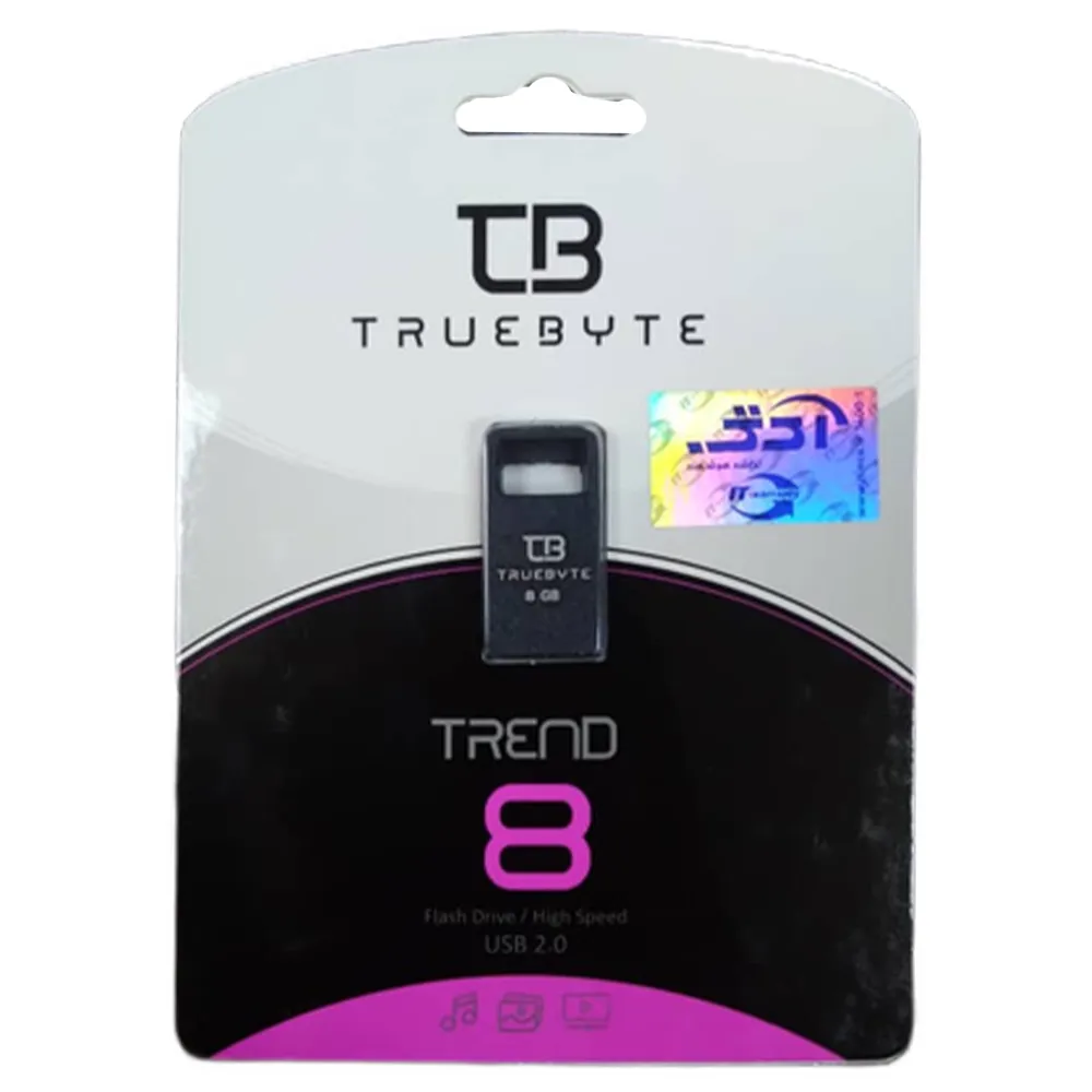 5a05f7b36f76c7f0654c1d1adebac44d1e815e058a834c9478285ee82f814731.webp فلش TRUEBYTE TREND 8G گارانتی مادام العمر