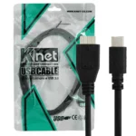 کابل تایپ سی به هارد کی نت مدل KNET TYPE-C 60CM
