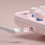 کیبورد بی سیم رپو مدل RAPOO RalemoPre5 بنفش