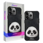 قاب اپل مدل Nimmy Big Eyes Panda 16 Pro max مشکی