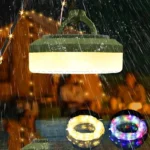 چراغ شارژی ریسه ای مدل Camping Lights MY-618RGB+W سبز