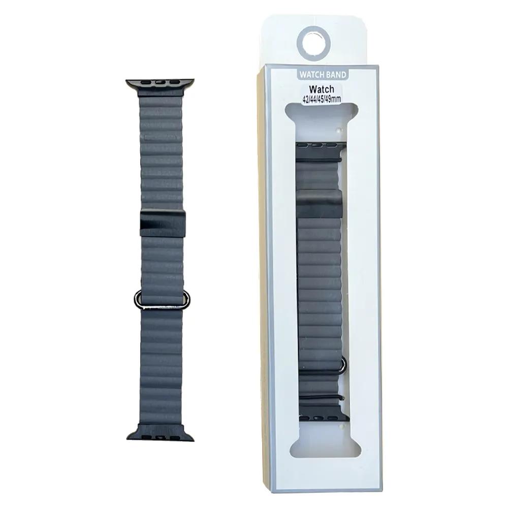 5b4f41f08746e0949d8bd62cbd552aad1c828c97641d25c4f864bd1ecccc7a6d.webp بند اپل واچ Leather Loop 38mm/40mm/41mm خاکستری