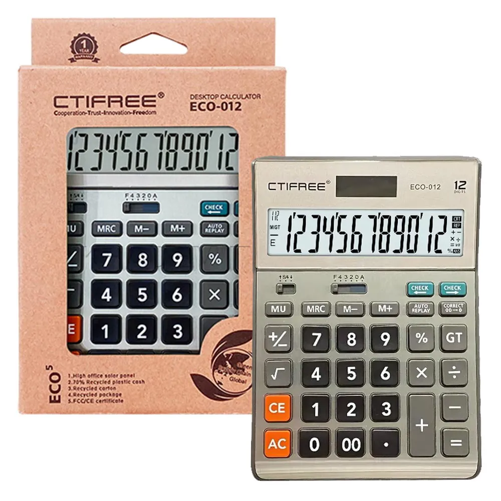 5b897db9350f1ab0028e644d319fc1079bddffea9762b3ee6f459621bb1ca899.webp ماشین حساب سیتی آی فری مدل CTIFREE ECO-012