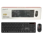 کیبورد و ماوس بی سیم هویت مدل HAVIT KB261WB مشکی