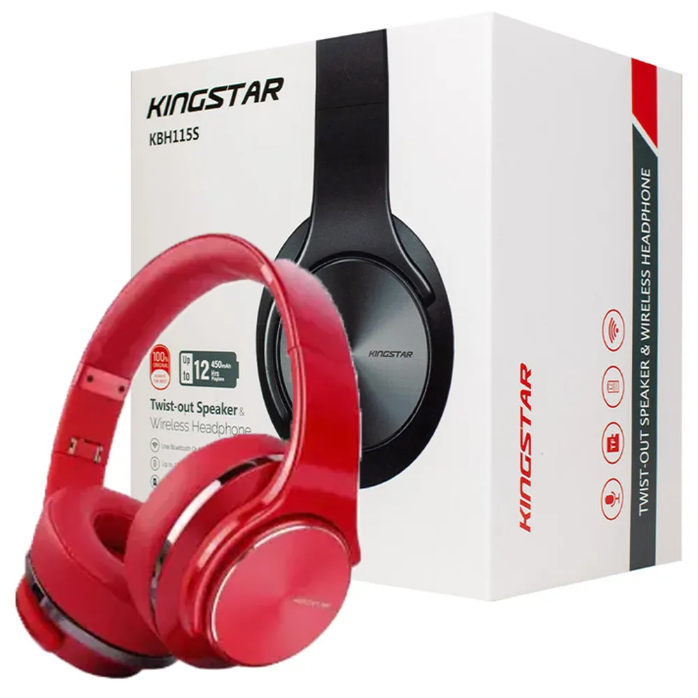 5ba15de330ed137ae3eb8cec44f35f6bab5686bb5101428ed8c960cb75b07301.webp هدست اسپیکر کینگ استار مدل KBH115s Kingstar قرمز