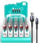 کابل یوسمز مدل SJ311 IPHONE U26 Usams مشکی