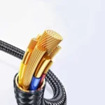 کابل تایپ سی یوسمز مدل Usams SJ744 TYPE-C PD تیتانیوم