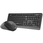 کیبورد و ماوس بی سیم ایفورتک مدل A4TECH FGS1035Q خاکستری