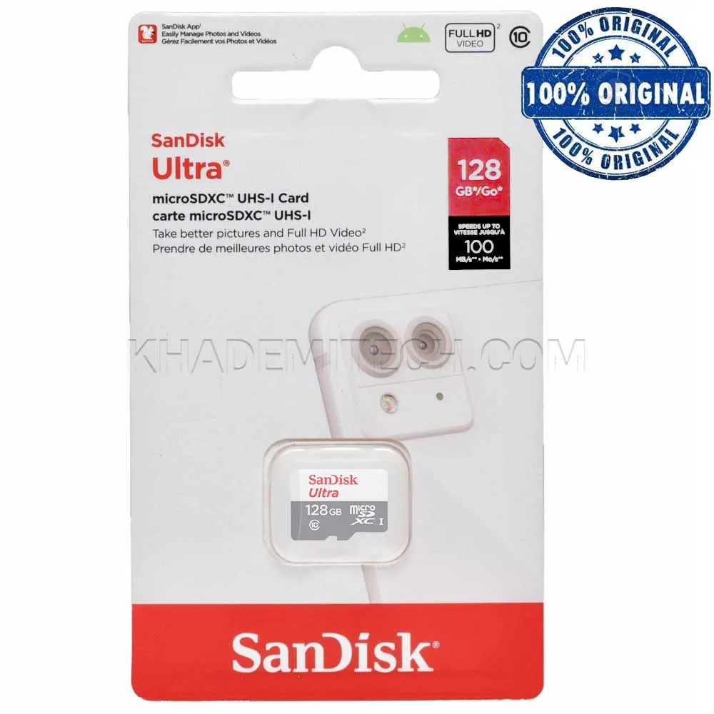 60860a0a638cadca8d296b5284302781bd39778590036bcd32d3e808512f4d2a.webp رم میکرو سندیسک مدل SanDisk 100MB 128G ایران رهجو