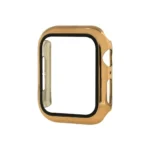محافظ AppleWatch طلایی 45MM گلس دار