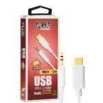 جک صدا کی نت پلاس مدل Knet-Plus JACK TYPE-C 1.2M