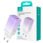 کلگی شارژر یوسمز مدل CC180 65W Usams بنفش
