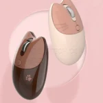 ماوس بی سیم مافی مدل MOFII M3DM فانتزی گربه ای قهوه ای