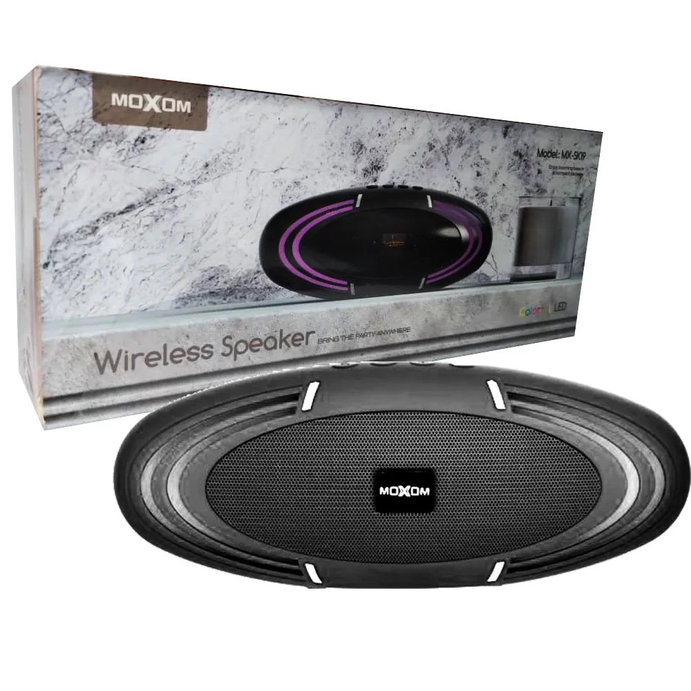 639234e66d818e86cee83a46a04f07449f85d8d79cfa163f7478898560860cd9.webp 0اسپیکر پورتابل SK19مشکی MOXOM