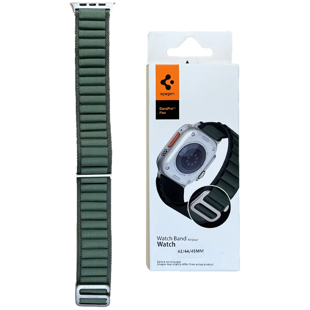 64c8f56a70ead36dd4caf9dc55445a62ebf4f640473943fc44e0681107191e30.webp بند اپل واچ SPIGEN ALPINE 42mm/44mm/45mm/49mm یشمی