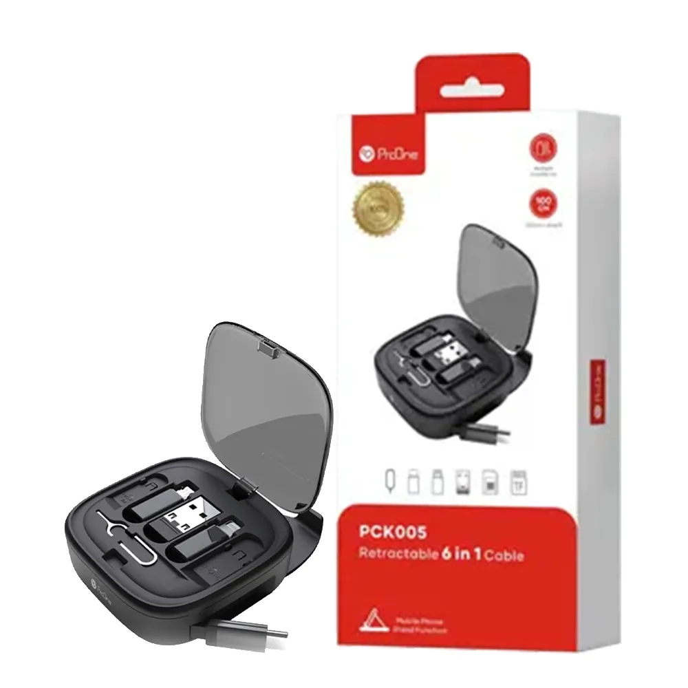 64e94c5afbdf9d8f318aea3150f9493f2d4793ca4dbf41e433a18ed582f79ece.webp کابل و ابزار موبایلی پرووان مدل PROONE PCK005 مشکی
