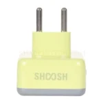 تبدیل سه به دو تایمر دار شوش مدل SHOOSH SH90 زرد