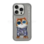 قاب اپل مدل Nimmy Cool Cute Little hipster IPHONE 16 Pro نچرال