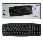 کیبورد سیم دار گیمینگ لاجی کی مدل LOGIKEY K113B گارانتی الماس