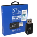 کارت شبکه کی نت پلاس مدل KNET-Plus DUW1300 USB3.0 W1300 11AC