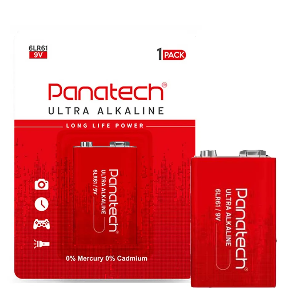 67266bb8822575bfde577ead3aafa32f41ee739da4c415010508fb1509f8e3d3.webp باطری کتابی آلکالاین پاناتک مدل PANATECH Ultra Alkaline 9V